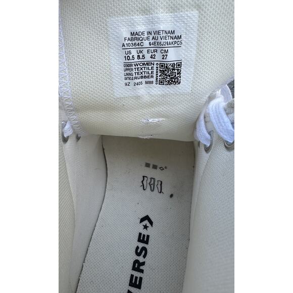 Converse CT All Star White Lugged Heel Platform Women Sneakers A10364C Sz 10.5 - Picture 14 of 15